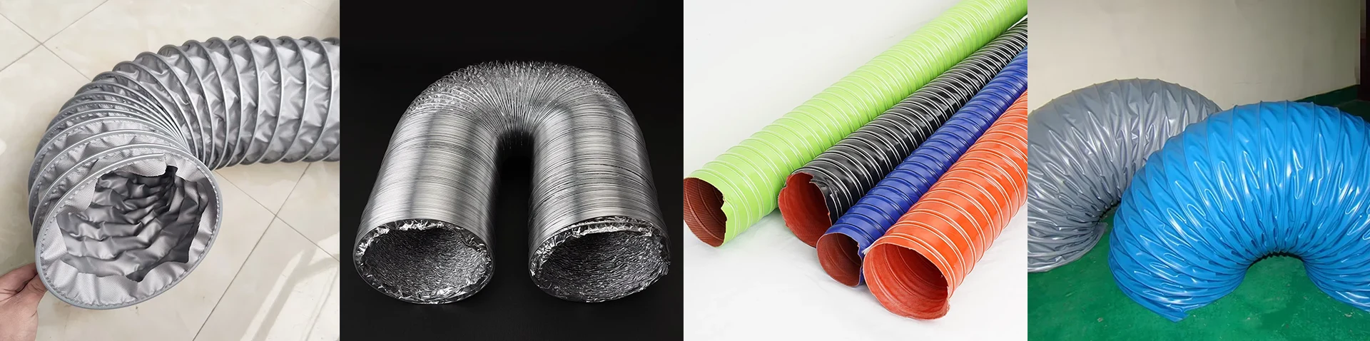 A mangueira vulcanizada de alta temperatura, também conhecida como mangueira de silicone resistente a alta temperatura, é feita de pano de fibra de vidro